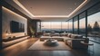 © Marko - Modern evening interior of living room