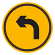 road arrows sign symbol button transparent background