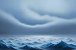 © LIUBOMYR - Atmospheric winter landscape, river and mountains, cold atmosphere of mountains and forests, Generative AI