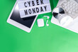 canvas print picture - Cyber monday sale background