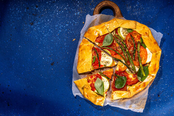 Wall Mural - Crunchy galette pie with vegetable