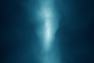 Wall Mural - dark blue volumetric fog light illustration background.