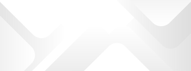 abstract white and gray banner pattern background design template