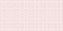 Seamless White Polka Dot Pattern On Pink Background