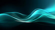 © Adam - Horizontal Wavy Teal Energy Background
