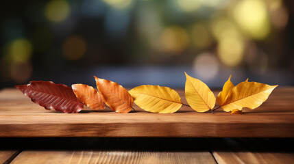 Poster - autumn leaves on the ground HD 8K wallpaper Stock Photographic Image