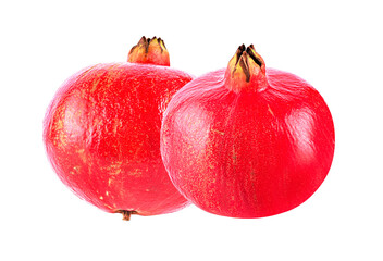 Wall Mural - red Pomegranate fruit on transparent png