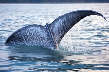 Poster - close-up of frost patterns on a whales back