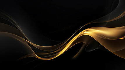 Abstract luxury black and gold background