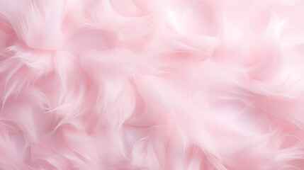 Wall Mural - Pink and white sugar cotton candy wallpaper