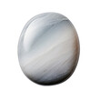 Moonstone pebble isolated on transparent background
