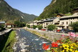 Le village de Sixt-Fer-à-Cheval dans le département de la Haute-Savoie en France
