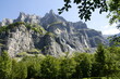 Cascades dans le cirque du Fer-à-Cheval dans le département de la Haute-Savoie en France