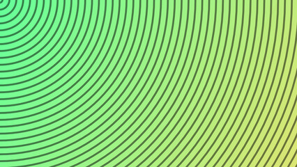 Wall Mural - colorful green and yellow line for background animation