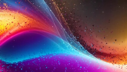 Wall Mural - abstract colorful background, Seamless Animation Video Background in 4K Resolution	