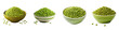 Green mung beans in bowl Hyperrealistic Highly Detailed Isolated On Transparent Background Png File