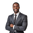 © EmmaStock - black businessman on the transparent background