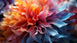colorful floral background. Generative AI