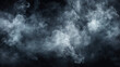 © marufbusiness! - Gray grunge smoke texture, dark sky, black night cloud, horror theme background. Generative AI