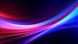 © kashif 2158 - High speed effect motion blur night lights blue and red. Futuristic neon light line trails. bright sparkling background. Purple glowing wave swirl, impulse cable lines. Long time exposure. Vector