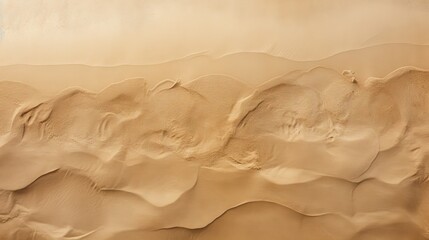 Leinwandbilder - Sand on beach as background, top view