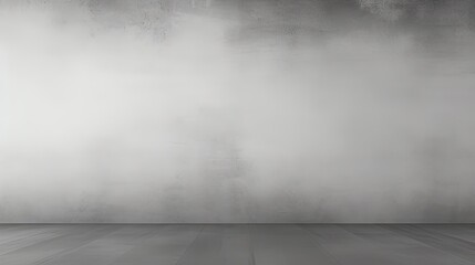 Aufkleber - Grey and white gradient in studio wall for copyspace background