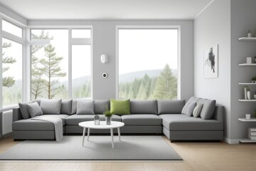 Wall Mural - living room interior