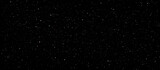 Fototapeta Kosmos - stars on black background, outer space galaxy