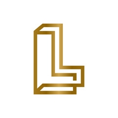 Monogram L design vector logo. Monogram initial letter mark L logo design. Monogram design vector logo. Monogram initial letter mark L logo design. Simple L monogram