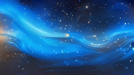 Wall Mural - a chorus of shimmering stars dances in the night sky in perfect celestial harmony creating an aweins