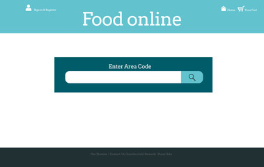 Digital png illustration of digital interface with food online text on transparent background