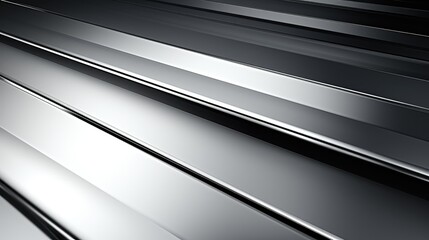 Poster - Silver texture steel panoramic background template vector.