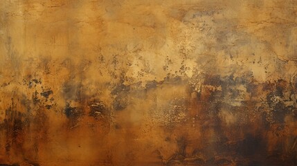 Wall Mural - vintage wall gold background, Rusty backdrop. metal old grunge rusty texture,