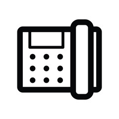 Poster - Telephone vector icon