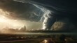 Explore a future scenario where weather modification technology attempts to divert a potentially devastating tornado