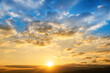 © xy - Background of beautiful sunset sky