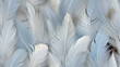 Fotorealistische Textur von Vogelfedern, nahtloses Muster, seemless pattern