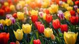 Fototapeta Tulipany - Beautiful Tulip Flower