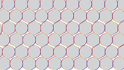 Wall Mural - hexagonal abstract background. hexagon lines pattern.  vector illustration