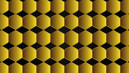 Wall Mural - hexagonal abstract background. hexagon lines pattern.  vector illustration