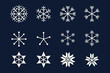様々な雪の結晶セット_02