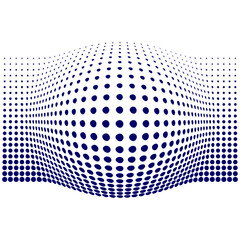 Sticker - Halftone Dotted Shape