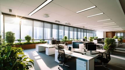 Wall Mural - Office space with modern decoration 