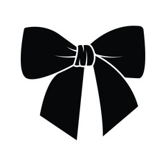 vector icon of bow tie, ribbon