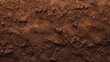 Brown ground surface.Close up natural background.soil surface top view