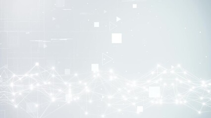 abstract plexus particle futuristic technology lines and dots network datum connection cyberspace co