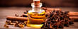 spice essential oil in a bottle. Generative AI,