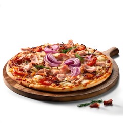 Sticker - Pizza w Smoked Beef and Chicken