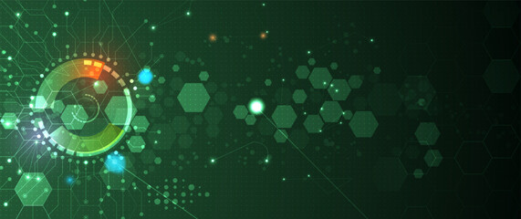 Abstract vector background. Futuristic technology style. Elegant background for business tech presentations.