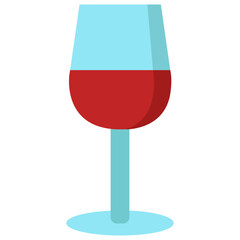 Poster - Wine glass icon